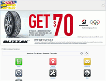 Tablet Screenshot of americantire.net